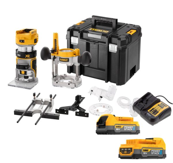 Dewalt DCF860E2T 18V XR Brushless Premium Impact Driver 2x 1.7Ah Powerstack Batteries, Charger & TSTAK Case